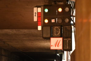 Sv-Signal 2 in Tunnelausführung im Hauptbahnhof